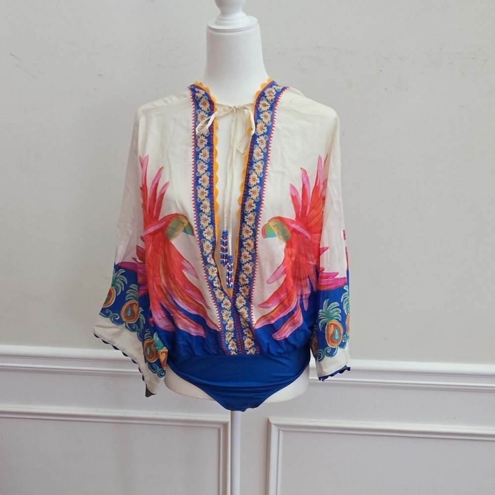 FARM Rio Multicolor Parrot Blouse
